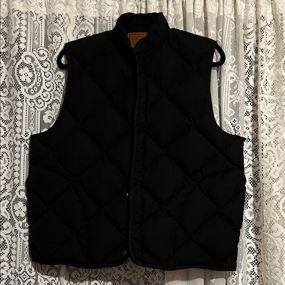 Classic Quilted Black Men’s Vest